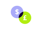 Strategic Roadmap multiple currencies icon