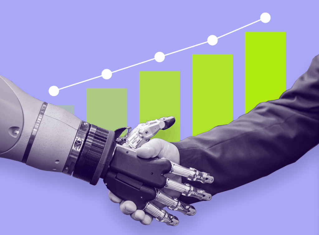 transformation Roadmap handshake between man and robot